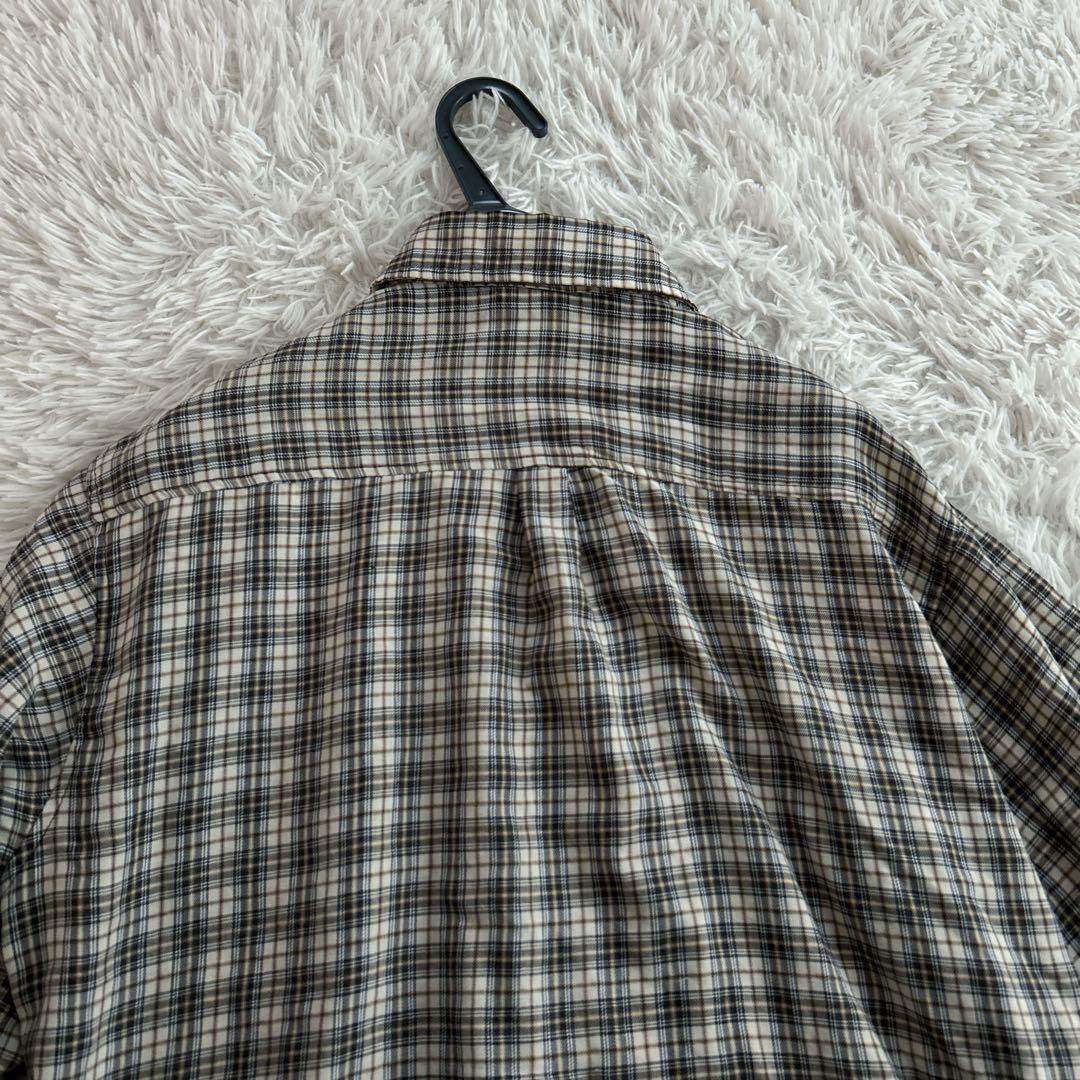 超稀少美品 90年 オールドステューシー 刺繍 チェックシャツ 紺タグ USA製