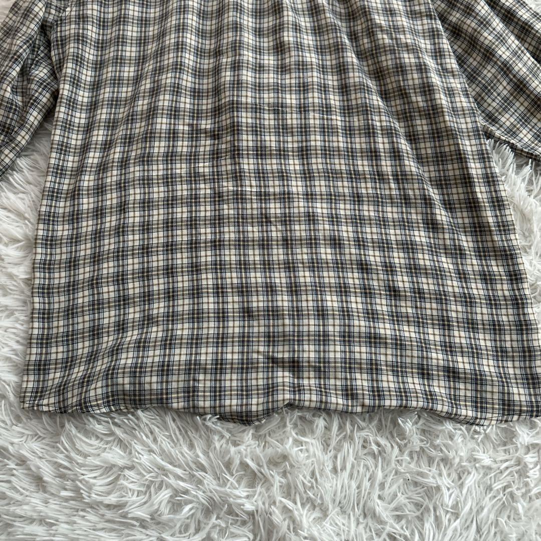 超稀少美品 90年 オールドステューシー 刺繍 チェックシャツ 紺タグ USA製