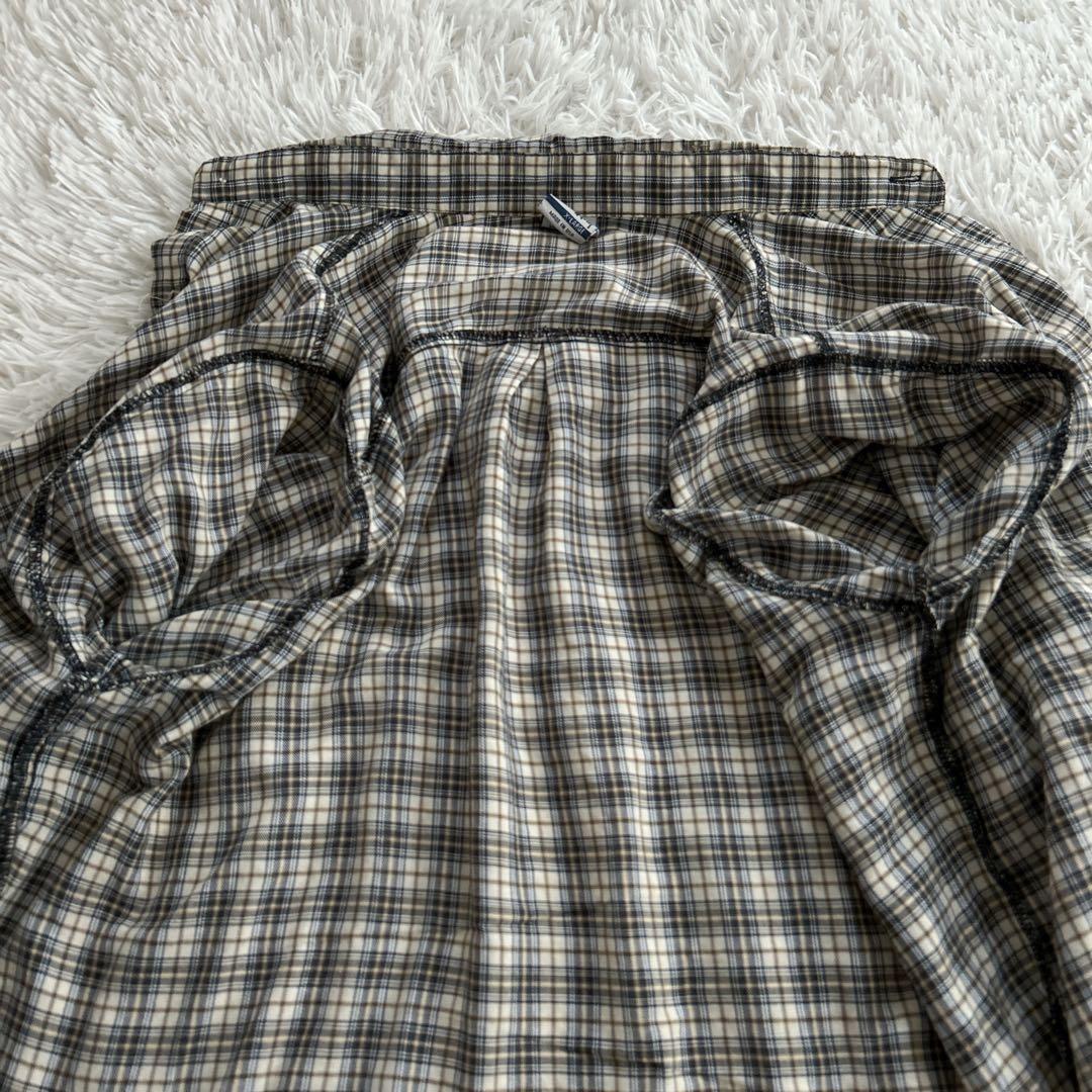超稀少美品 90年 オールドステューシー 刺繍 チェックシャツ 紺タグ USA製