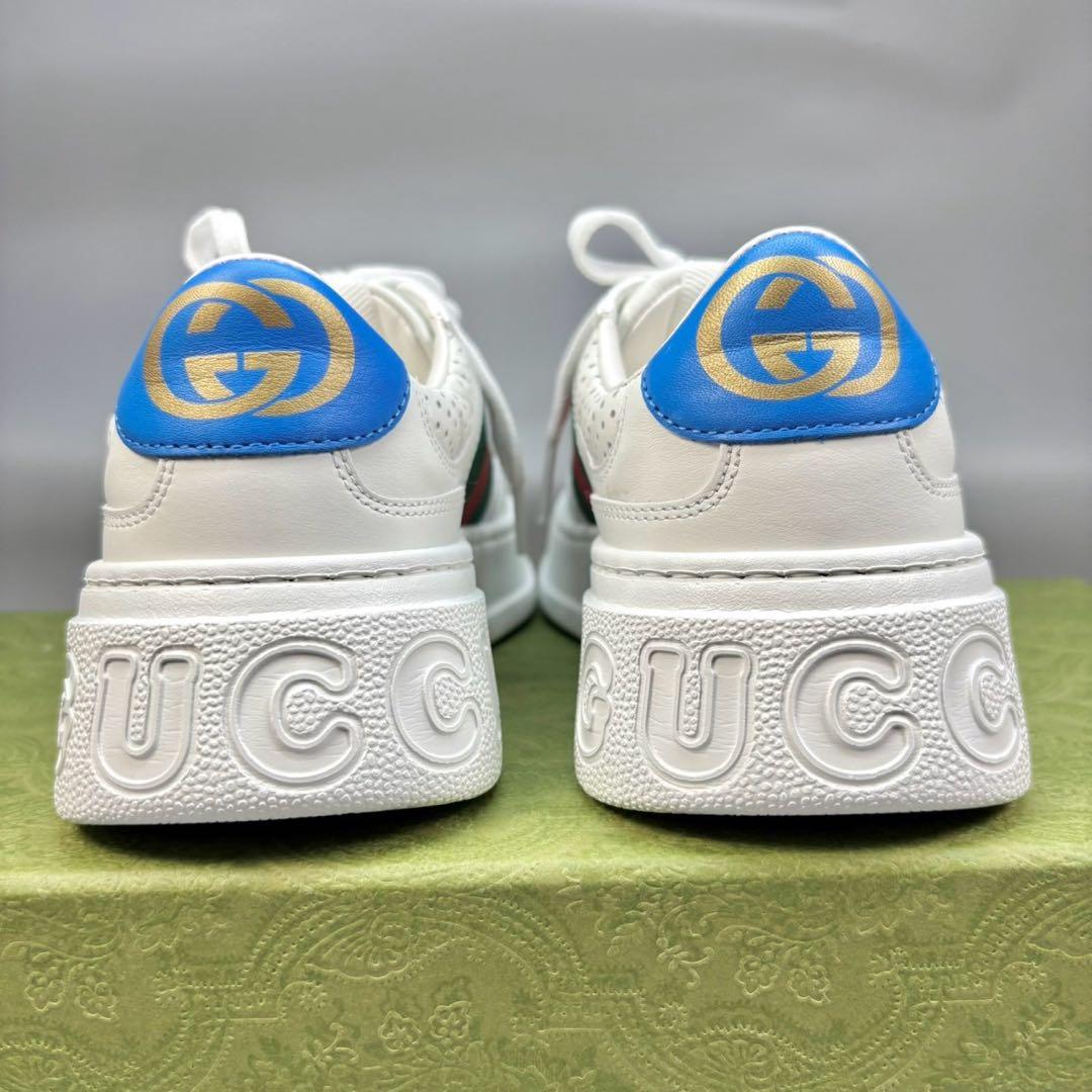 GUCCI グッチ　スニーカー　ストライプ　34 1/2