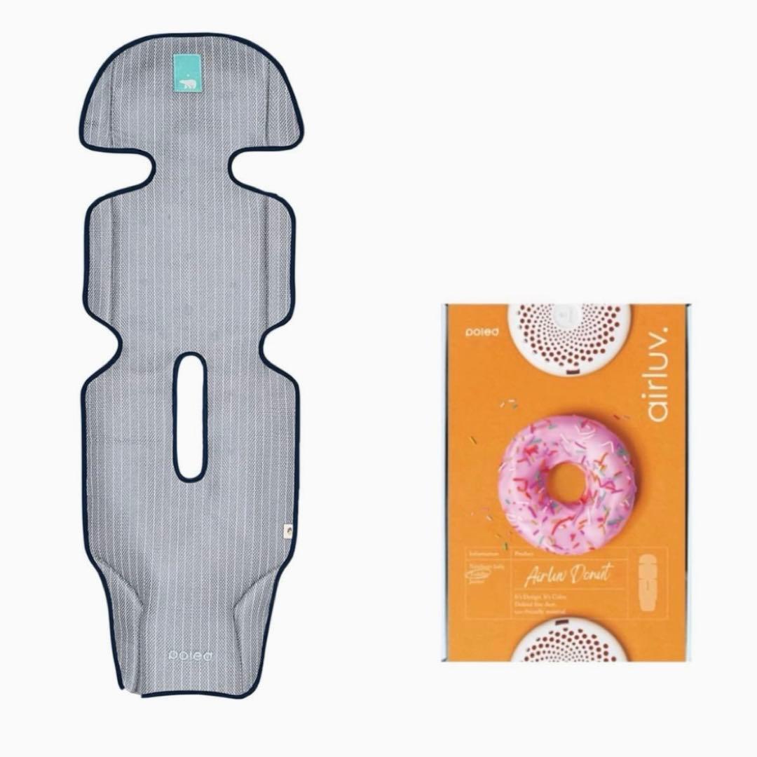 エアラブ2 ドーナッツ ストライプ airluv donut ファン付 2セット