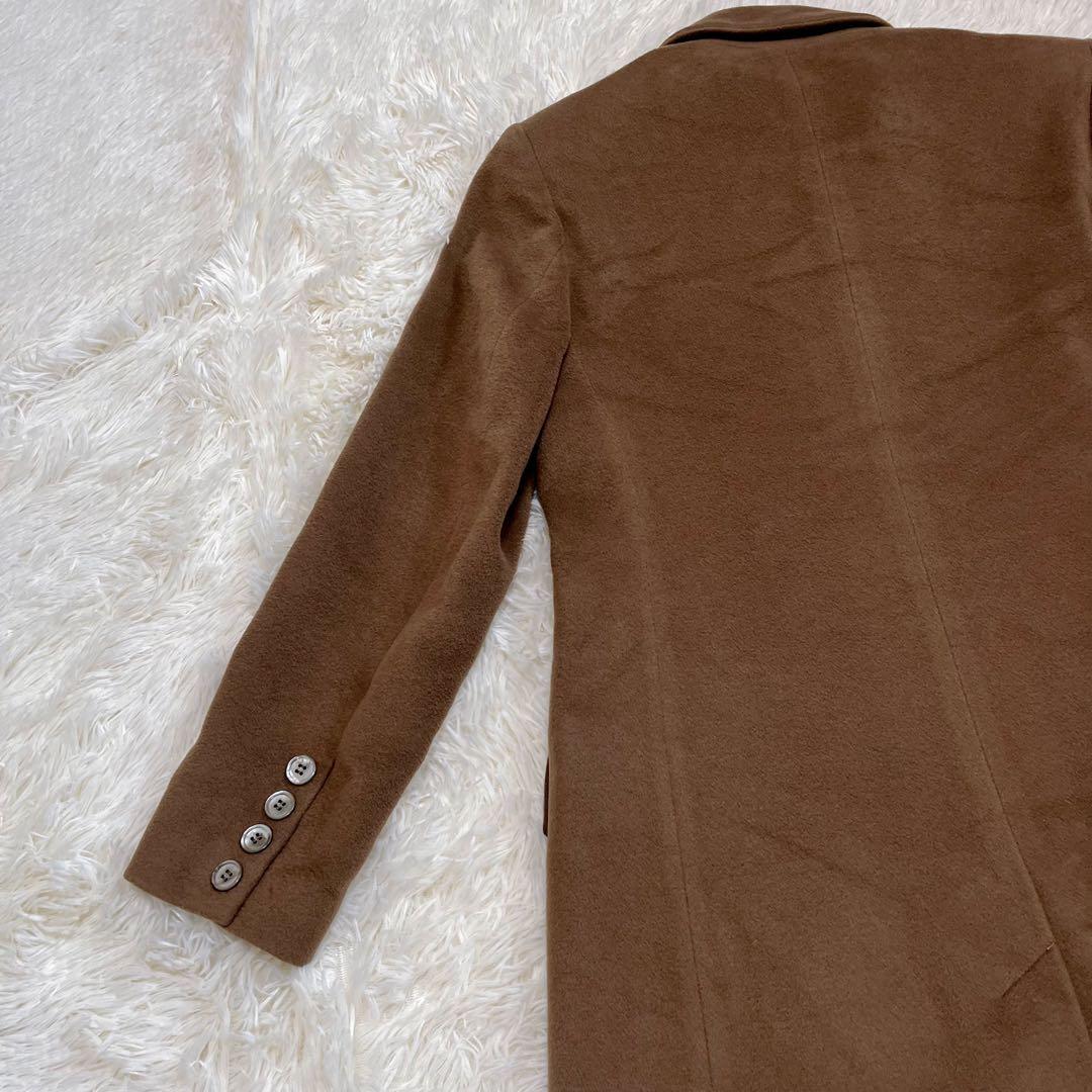 LOLA ZANINIイタリア製カシミヤ100% チェスターコート　ブラウン