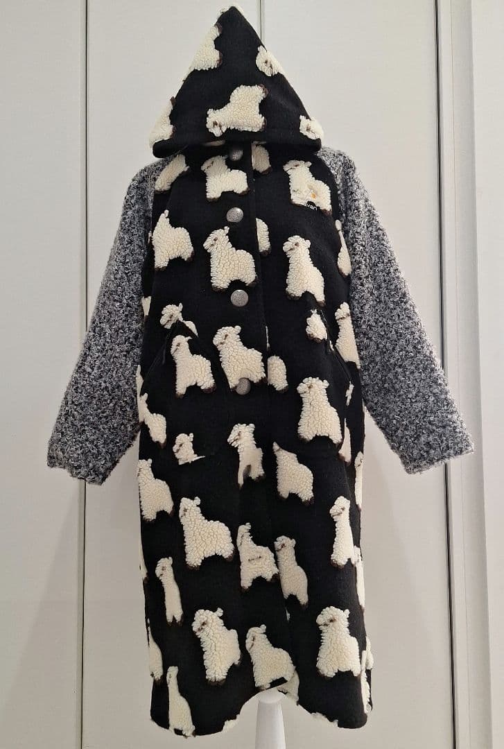 みー　新品 go slow caravanアルパカロングコート