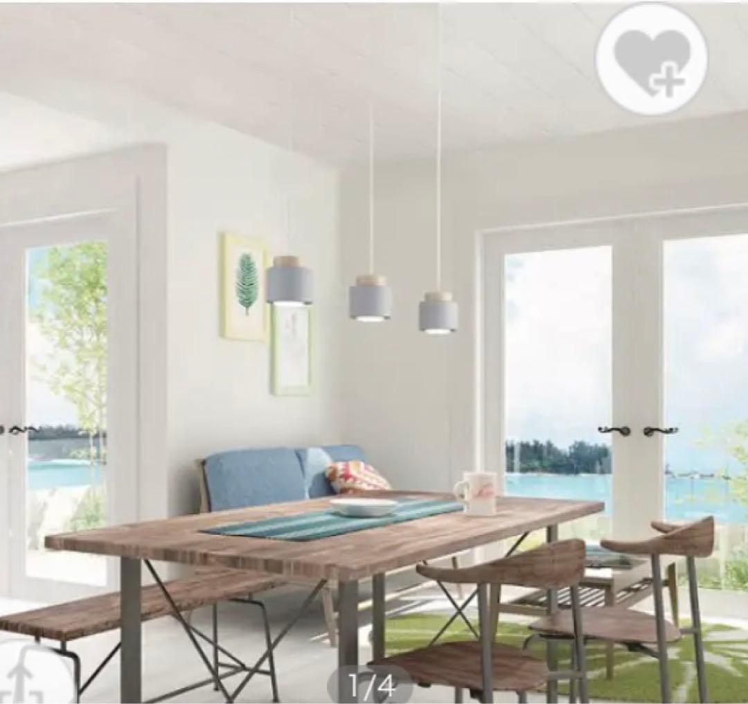 ダイコー 3灯一体ペンダントライト ナチュラル色 DXL-81406