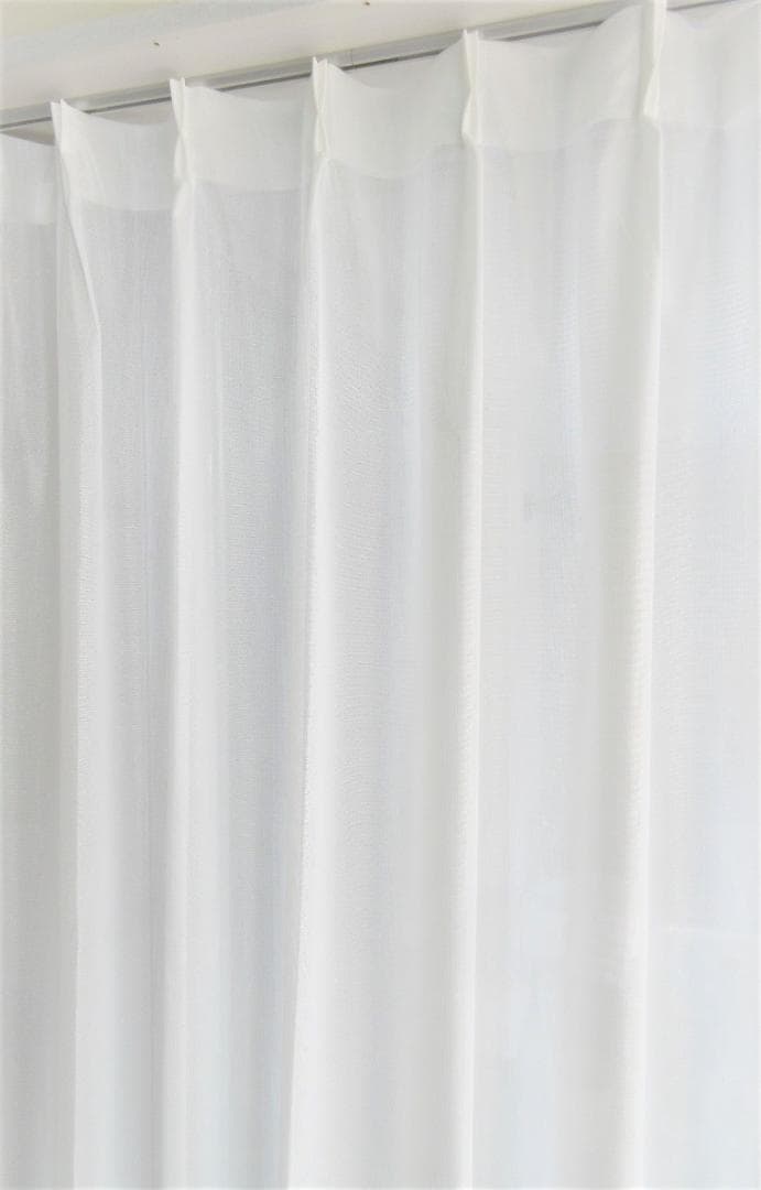 RUN★防炎 レース幅150cm×丈218cm(２枚入)(M127)が2組