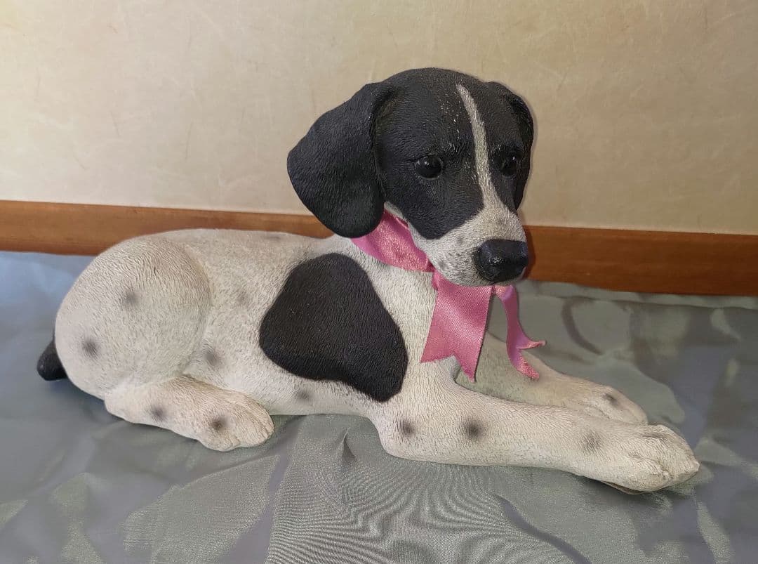 犬　置物　カスターニャ