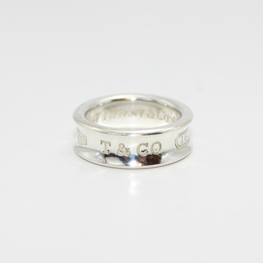 美品 Tiffany&Co. アクセサリー ナロー シルバー リング 指輪11号