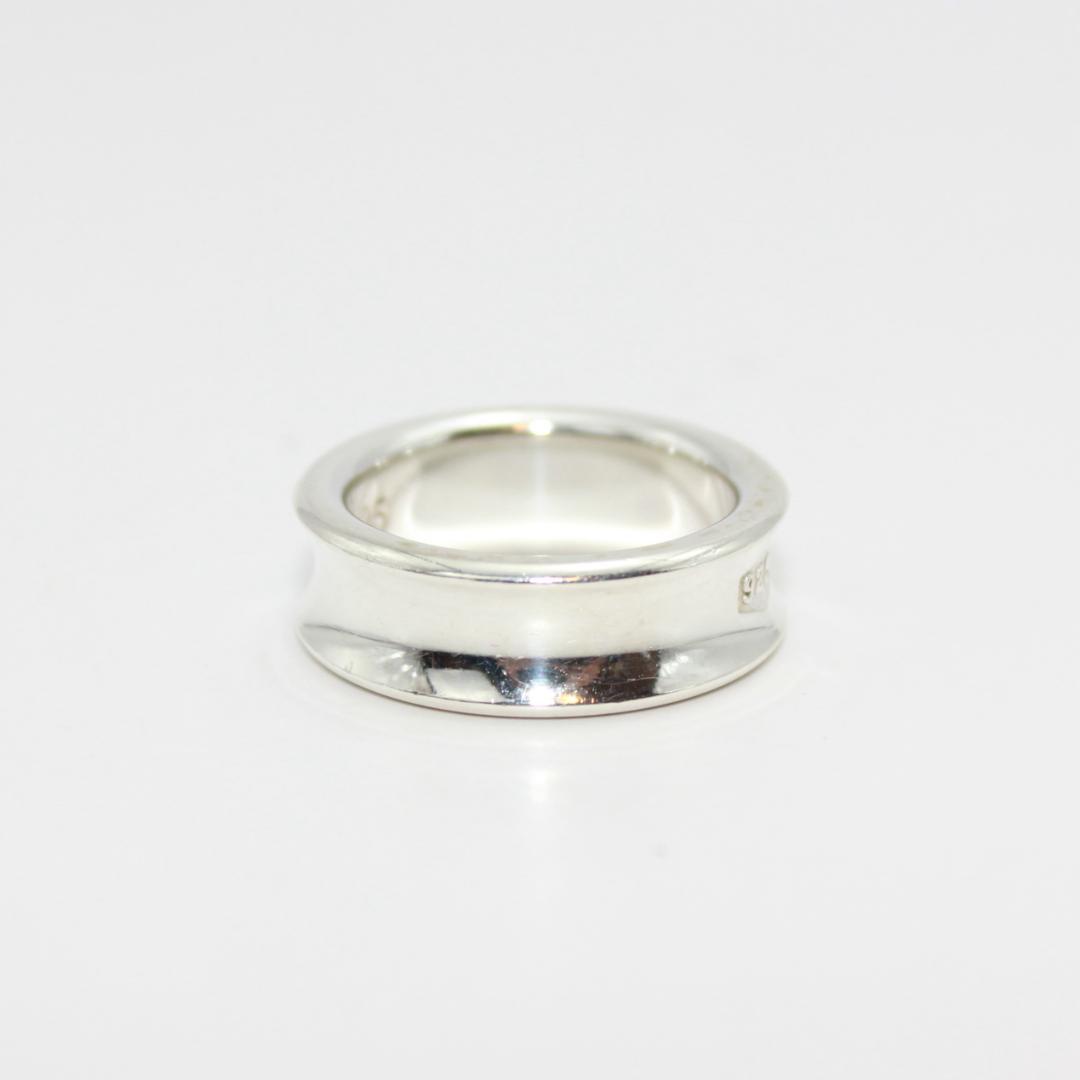 美品 Tiffany&Co. アクセサリー ナロー シルバー リング 指輪11号