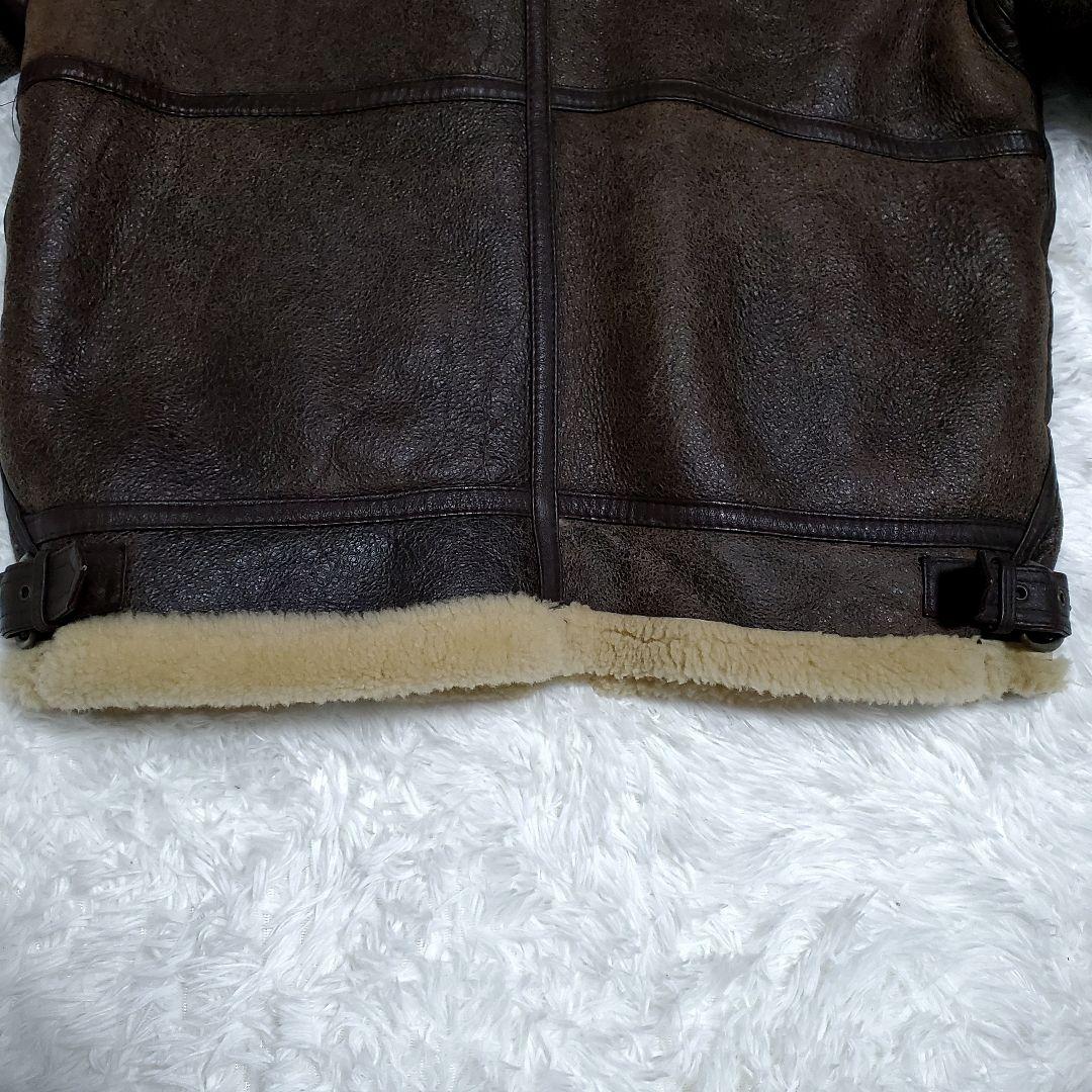 グローブボックス　リアルムートン　フライトジャケット　B-3　L