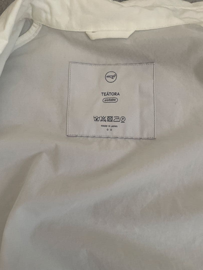 TEATORA テアトラ カートリッジシャツ パッカブル 2 ホワイト