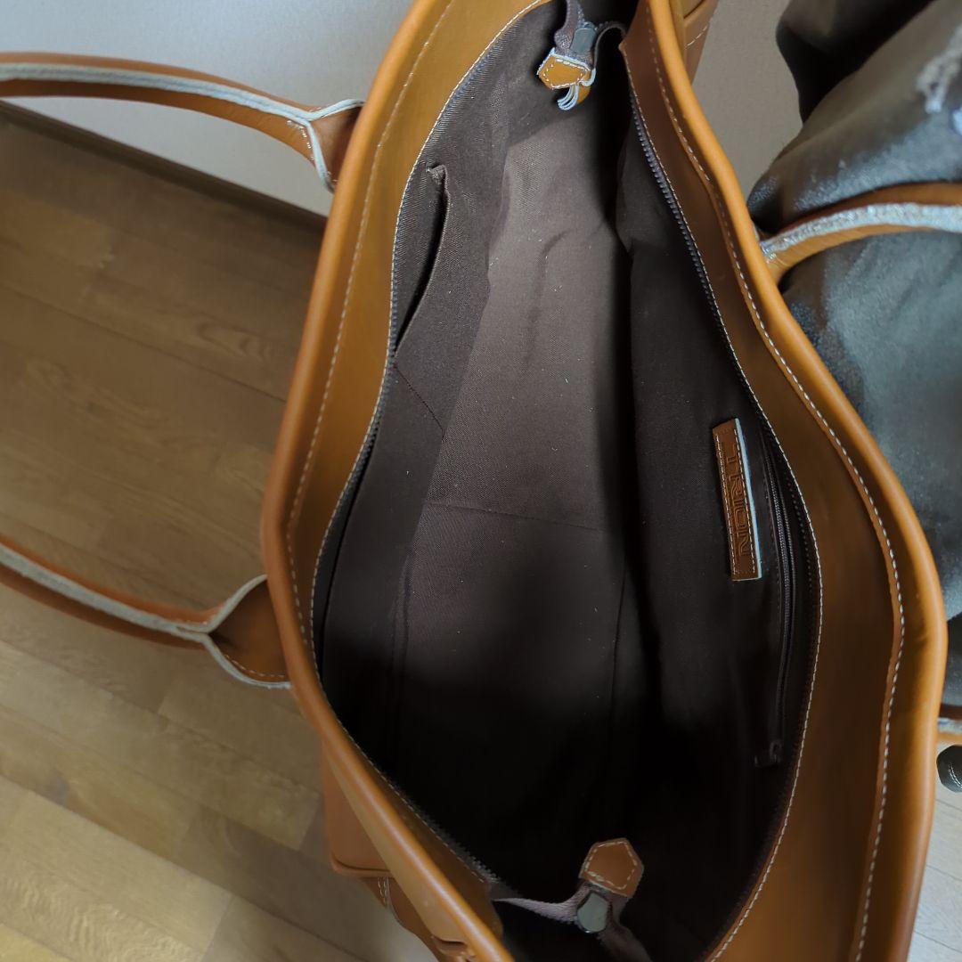 TRION トートバッグ　ボストンバッグ 本革バッグ