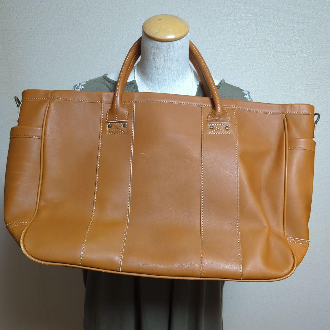TRION トートバッグ　ボストンバッグ 本革バッグ