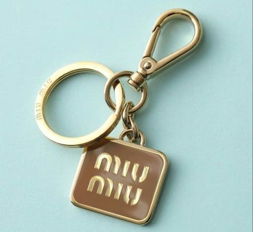 MIUMIU / ミュウミュウ ロゴキーホルダー キーリング