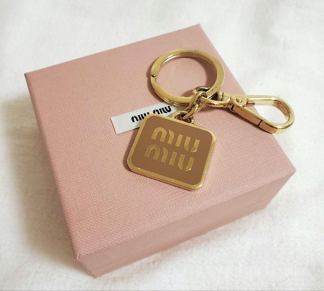 MIUMIU / ミュウミュウ ロゴキーホルダー キーリング