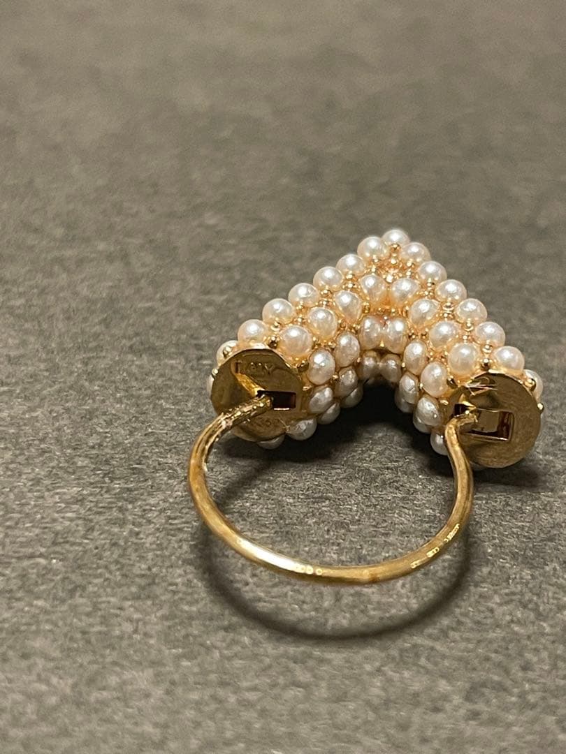 akko　ルイヴィトンvパールピアスネックレスおまとめ2点