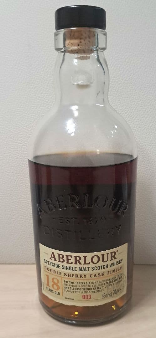 Aberlour 18年 ダブルシェリーカスクウイスキー