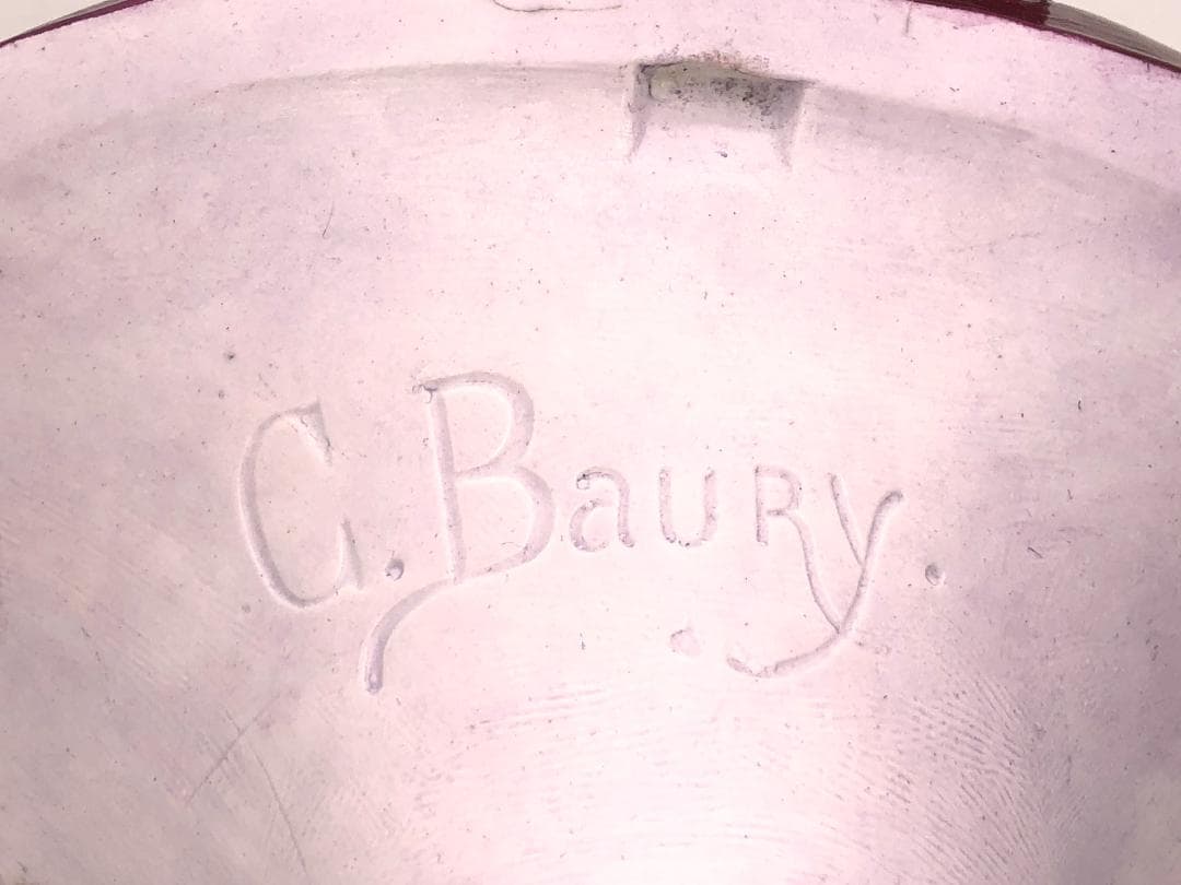 【 C.BauRy制作 】　セラミック貴族胸像　19世紀後期