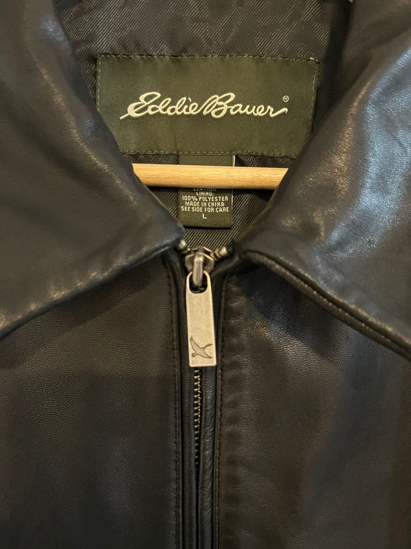 Eddie Bauer Leather Jacket サイズL 羊革