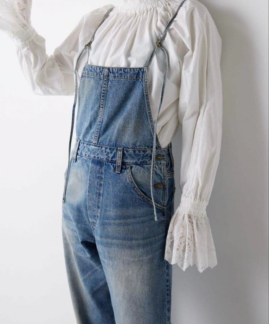 Whim Gazette ウイムガゼット デニムオールインワン2 丈長め
