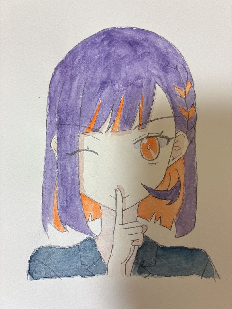 私が書いた水彩画♥