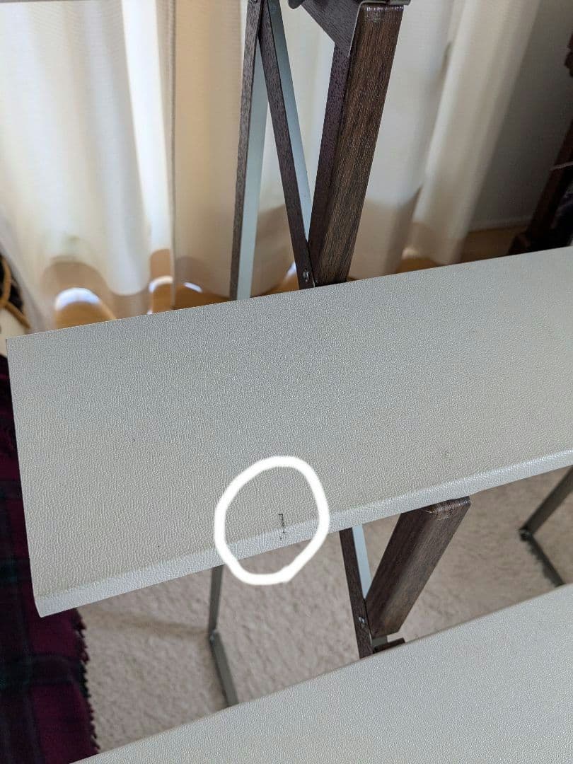 雛壇7段飾り　白色　35号　説明書あり　毛氈付き　毛せん