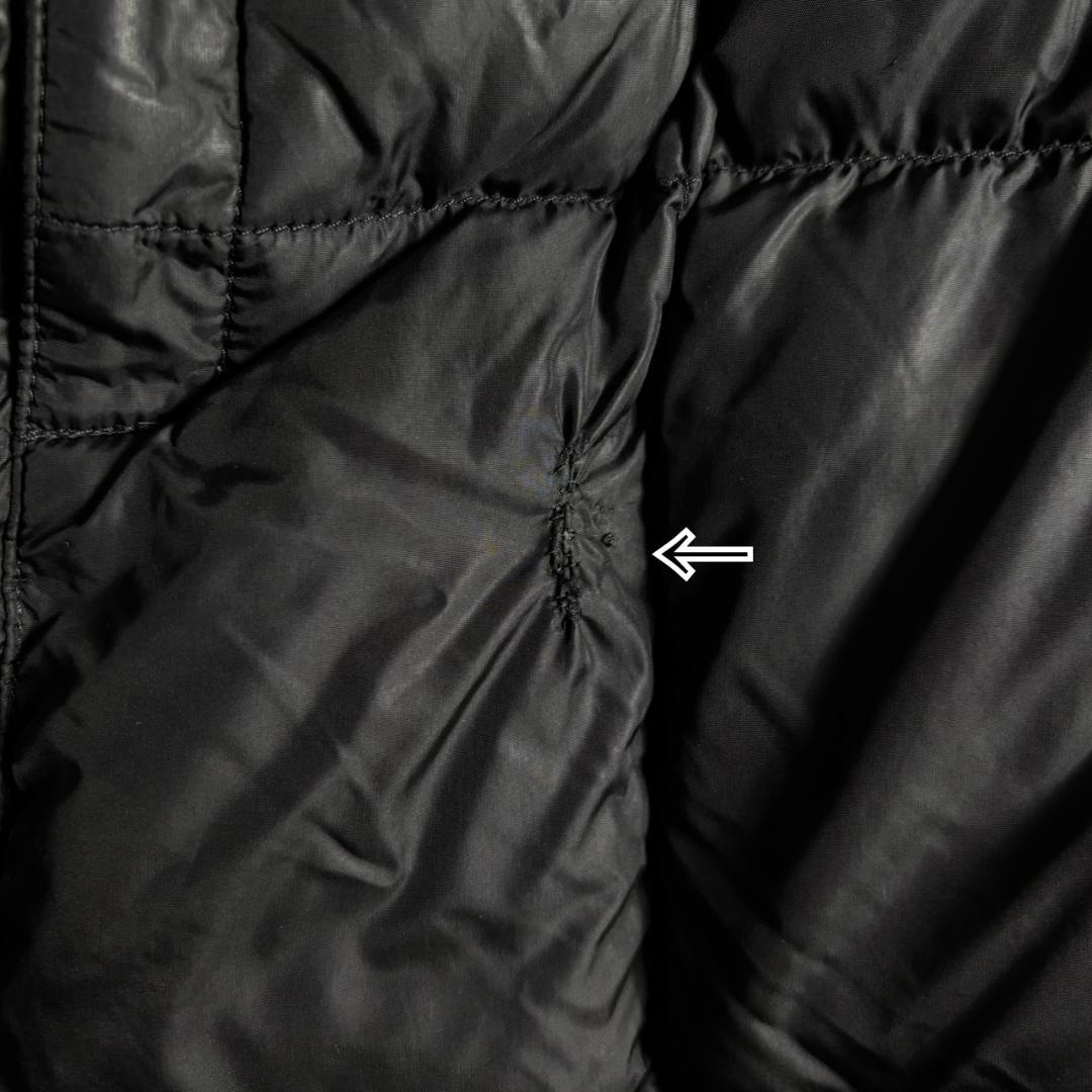 ザノースフェイス ダウンジャケット 600フィル　フード脱着可　レディースL 黒