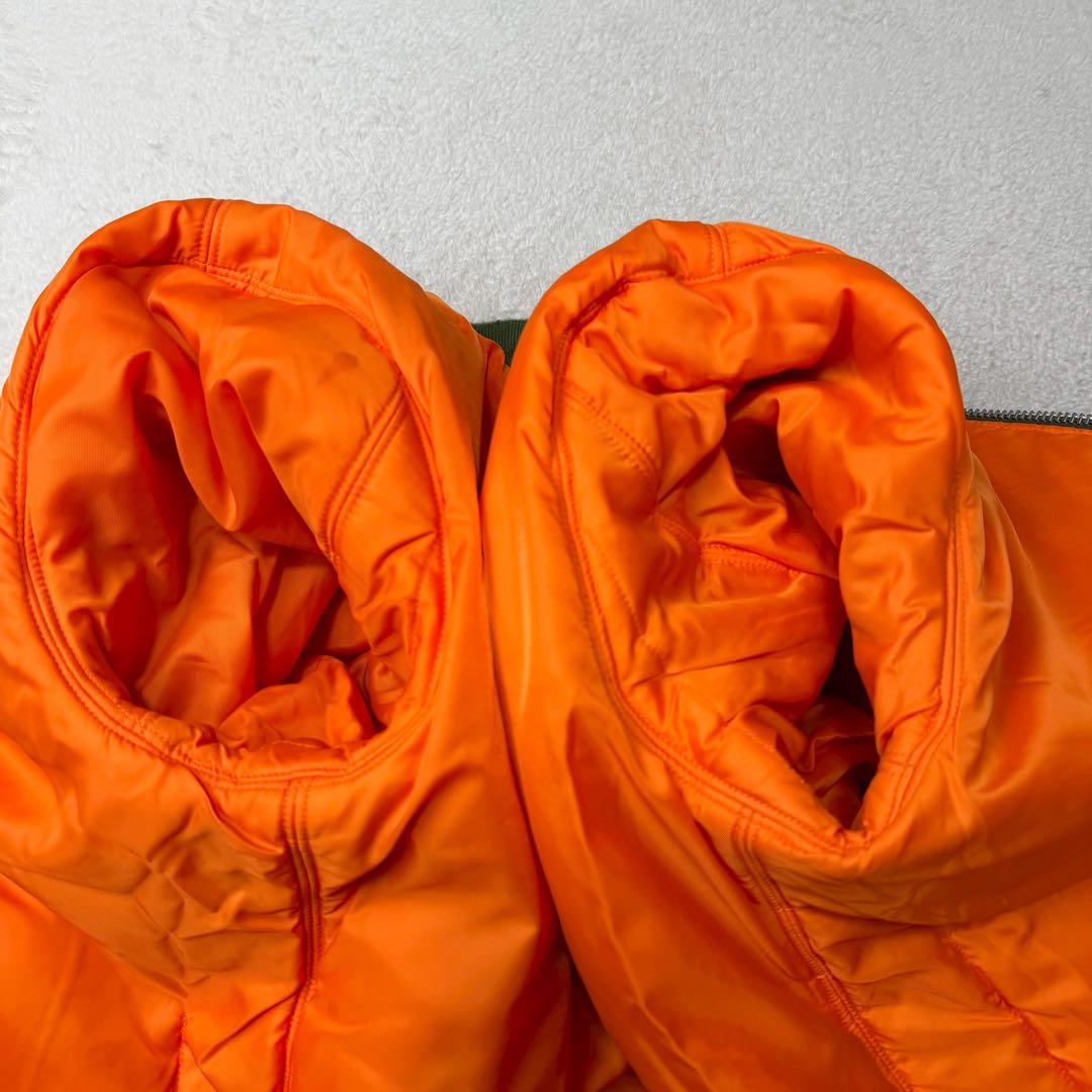 Lサイズ ALPHA INDUSTRIES MA-1 リバーシブル ブルゾン