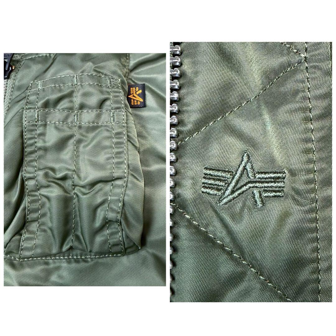 Lサイズ ALPHA INDUSTRIES MA-1 リバーシブル ブルゾン