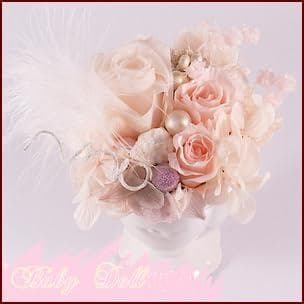 プリザーブドフラワー 　ピンク＆ホワイトアレンジメント