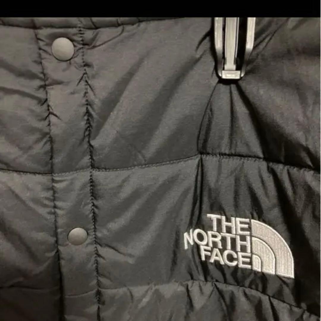 THE NORTH FACE ブラック キルティング　膝掛け　スカート