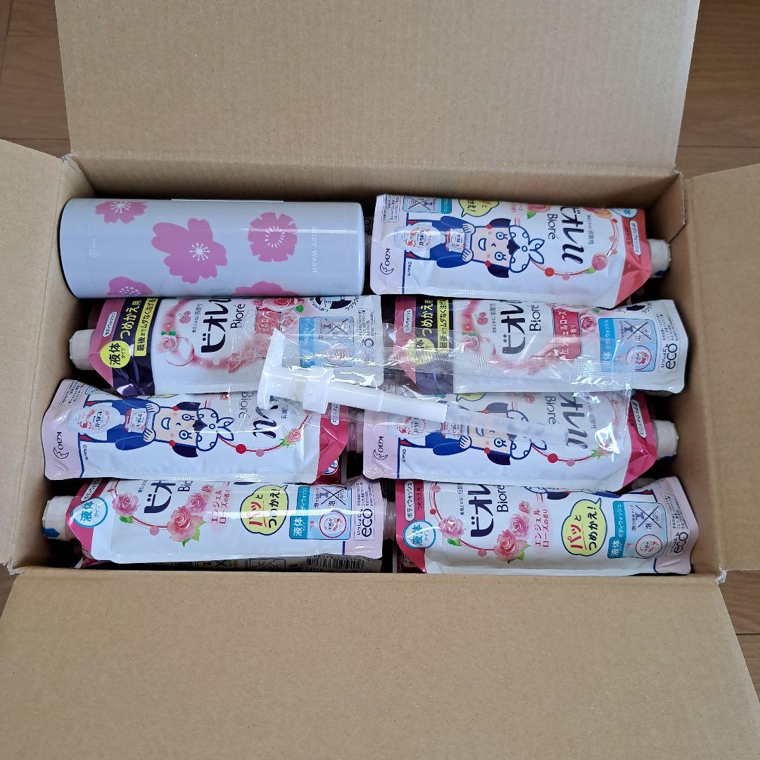 【新品•未使用】花王 ボディソープ 24本 + スマートホルダー 1つ