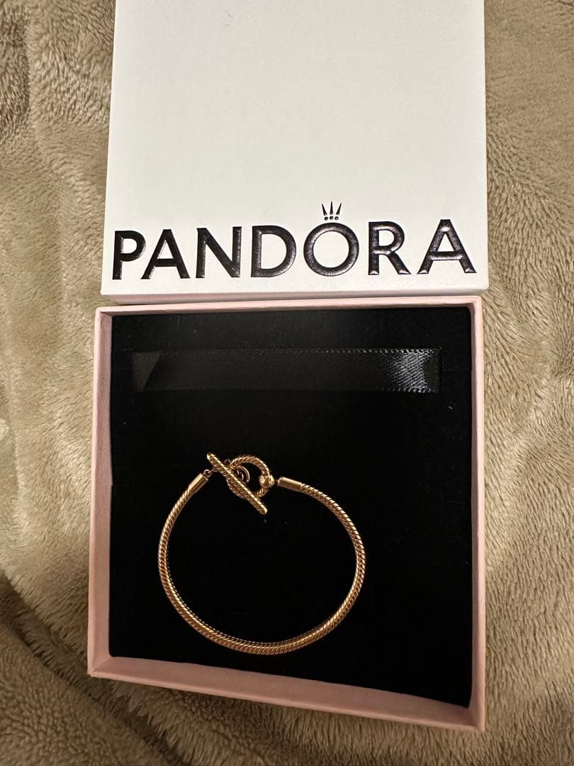 アクセサリー Pandora Moments T-Bar snake chain