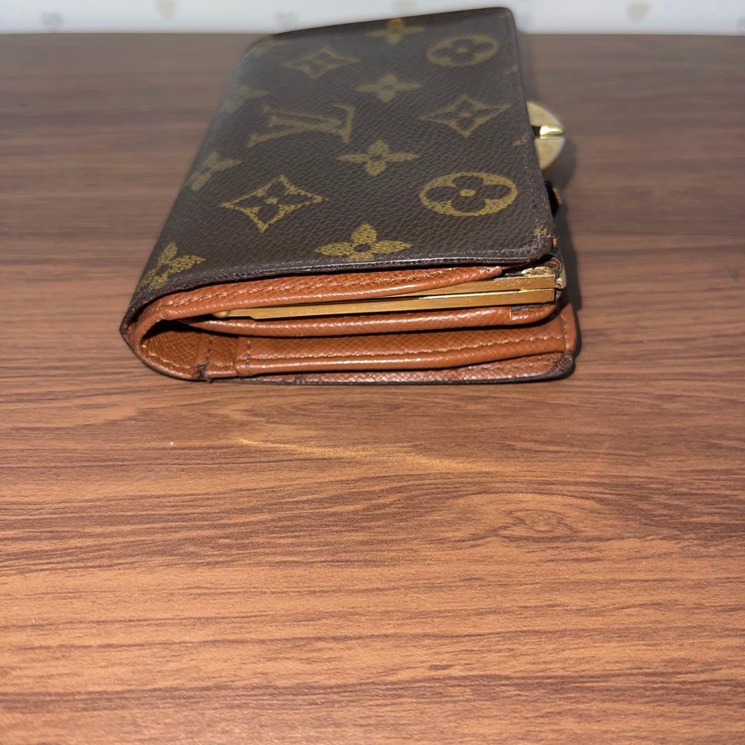 ルイヴィトン モノグラム がま口 二つ折り財布　【超美品】
