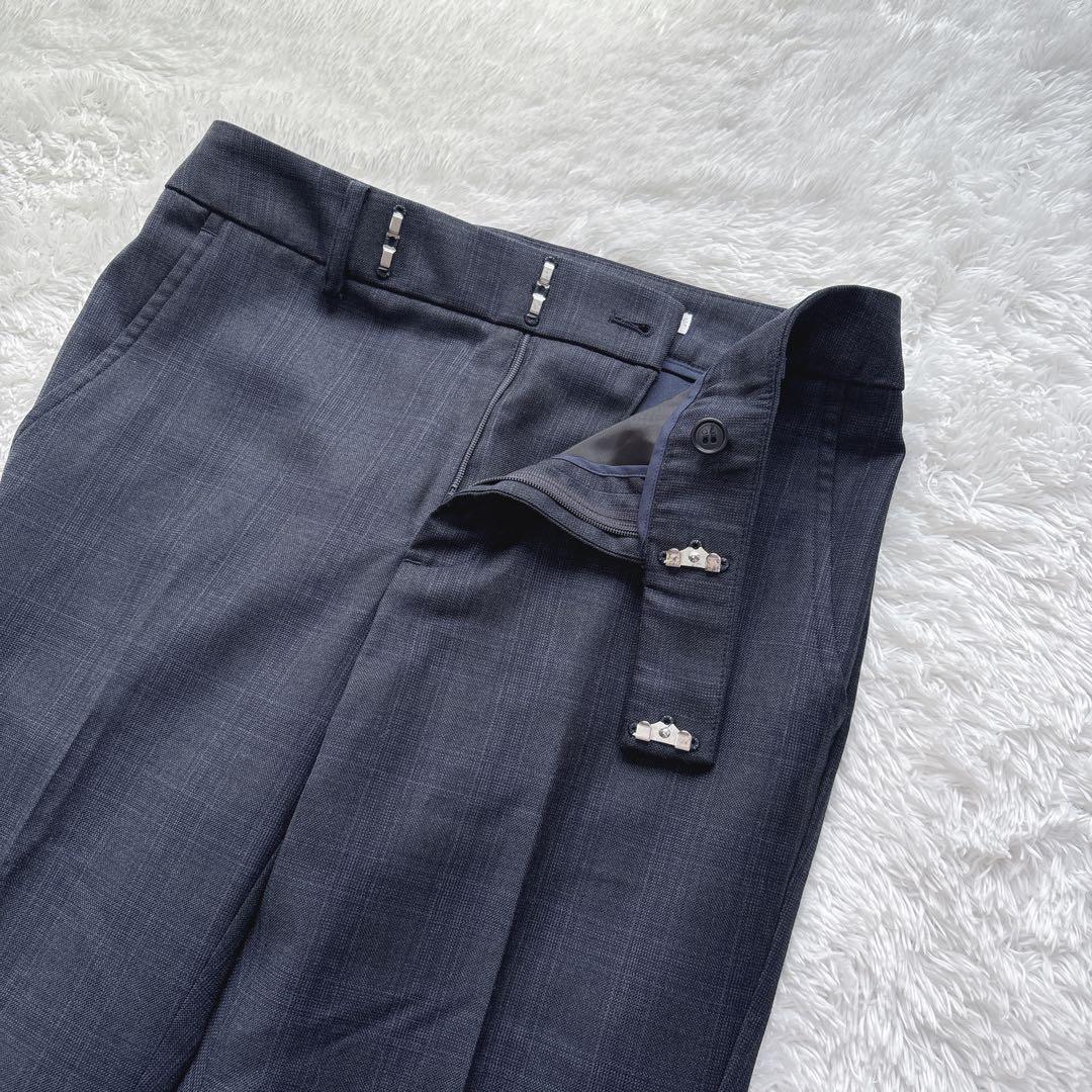 美品 スーツカンパニー パンツスーツ セットアップ REDA 近年 チェック36