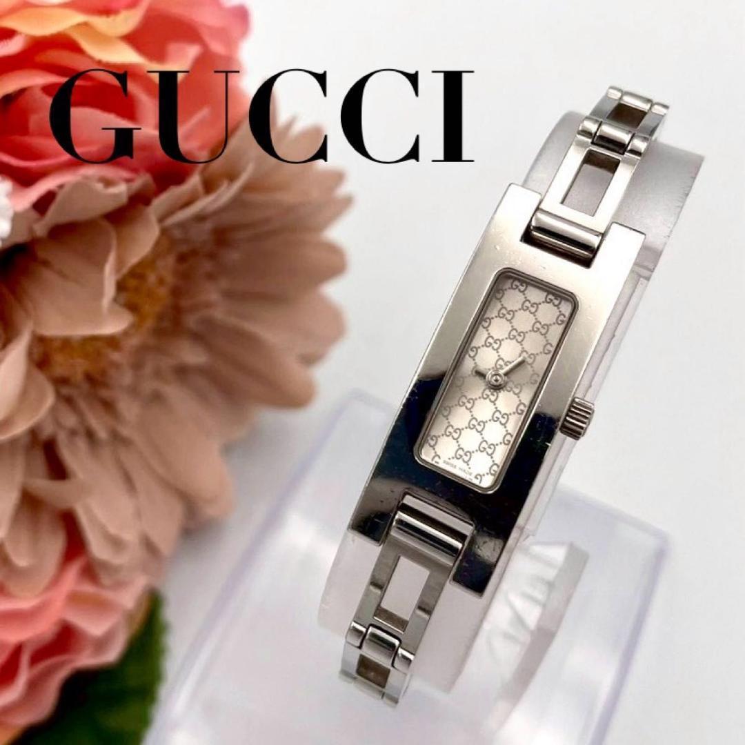 494 グッチ 3900L 腕時計 インターロッキング スクエア クォーツ 稼働
