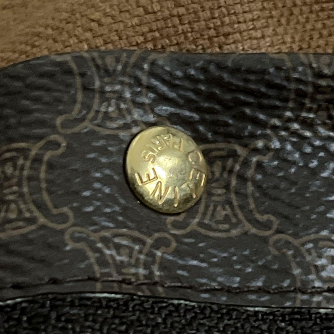 オールド　セリーヌ　ボストンバッグ　トラベルバッグ　トリオンフ　マカダム　PVC