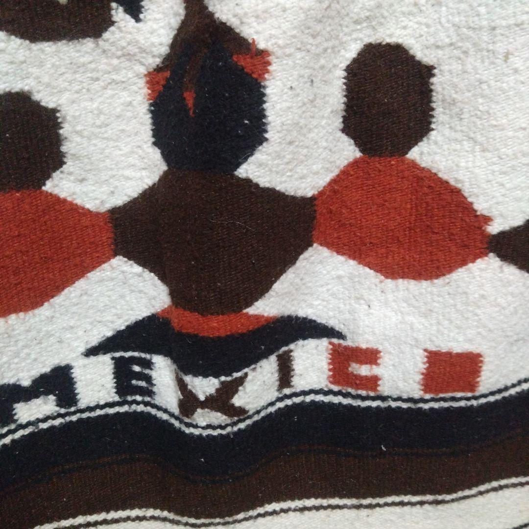 メキシコ ラグマット ワシ柄