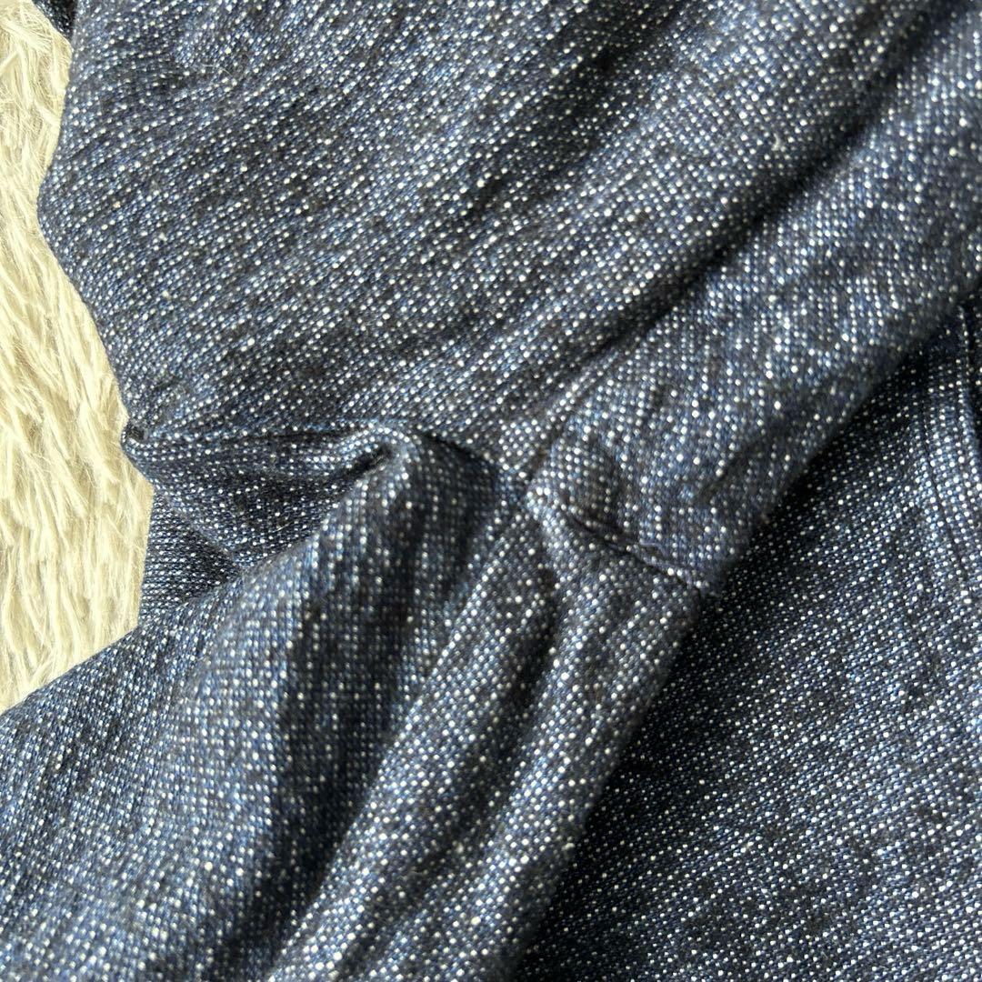 【美品】nest Robe UpcycleLino ウール混サロペット 22秋冬