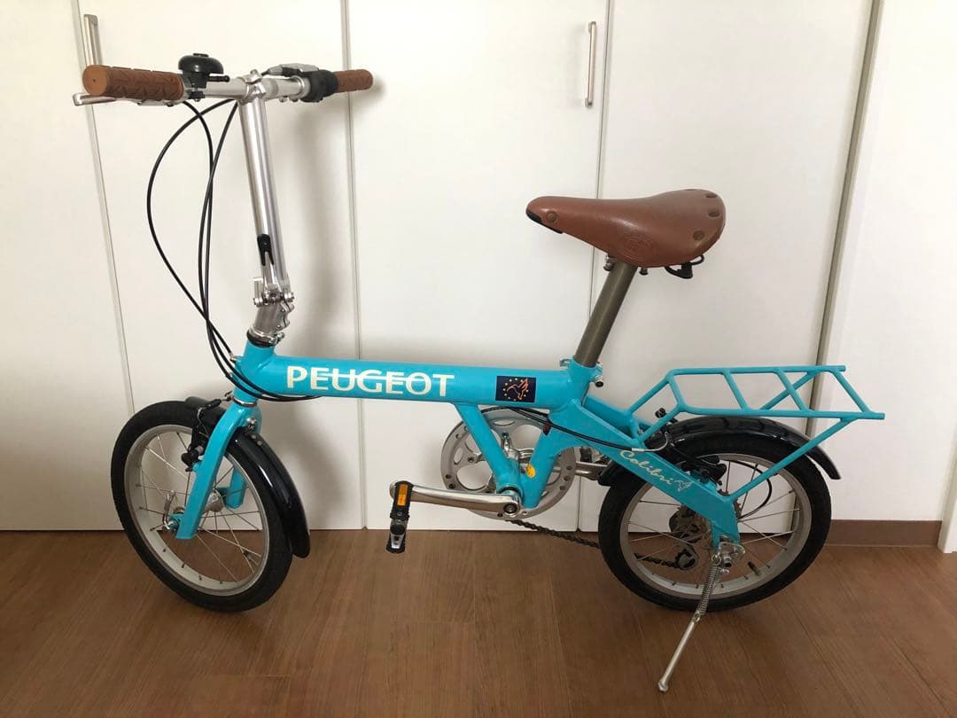 貴重◻︎レア◻︎美品◻︎プジョーコリブリ自転車 16インチ　ブルー　スカイブルー