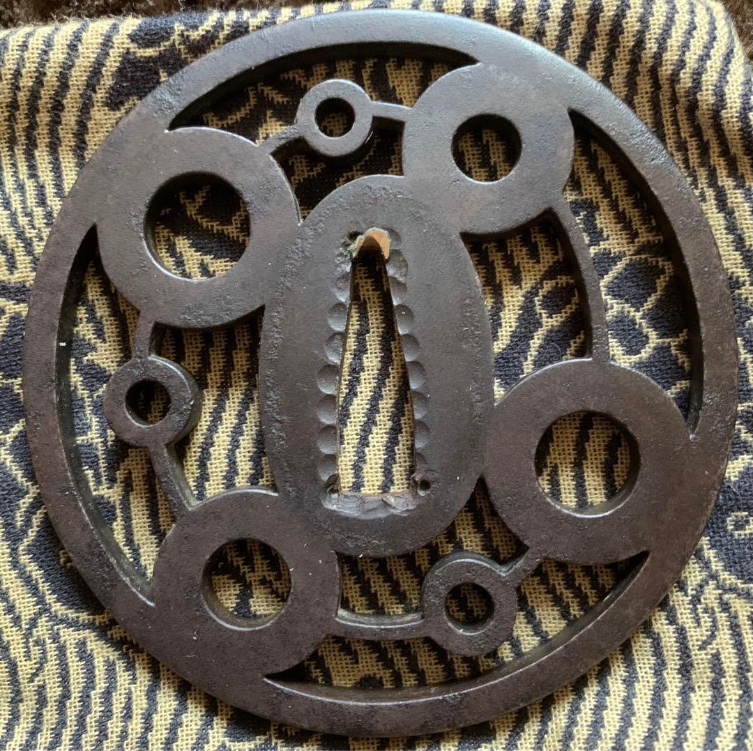 鍔　鉄鍔　透かし鍔