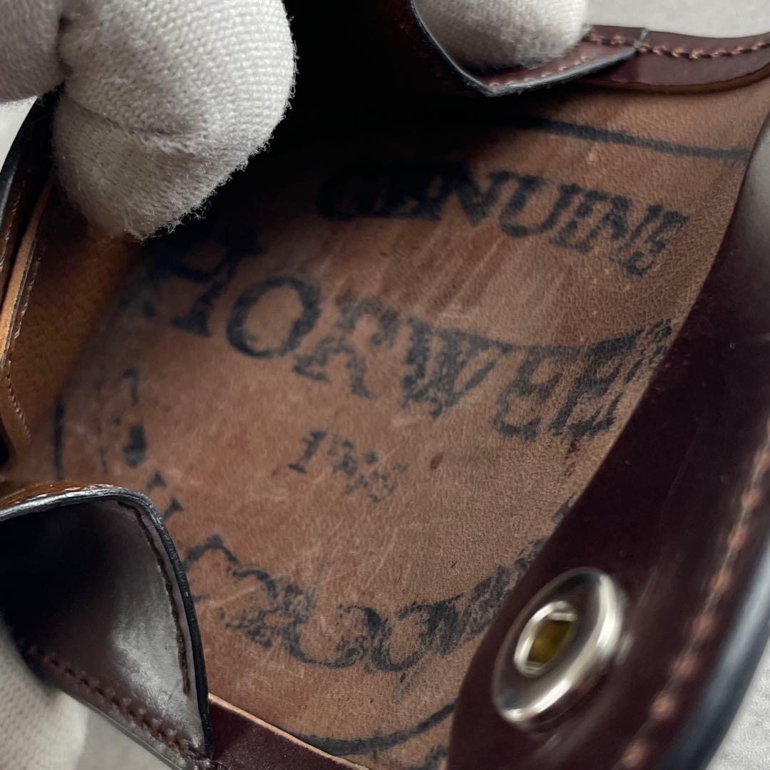 入手困難✨ ラストクロップス ケース コードバン ホーウィンスタンプ 茶色