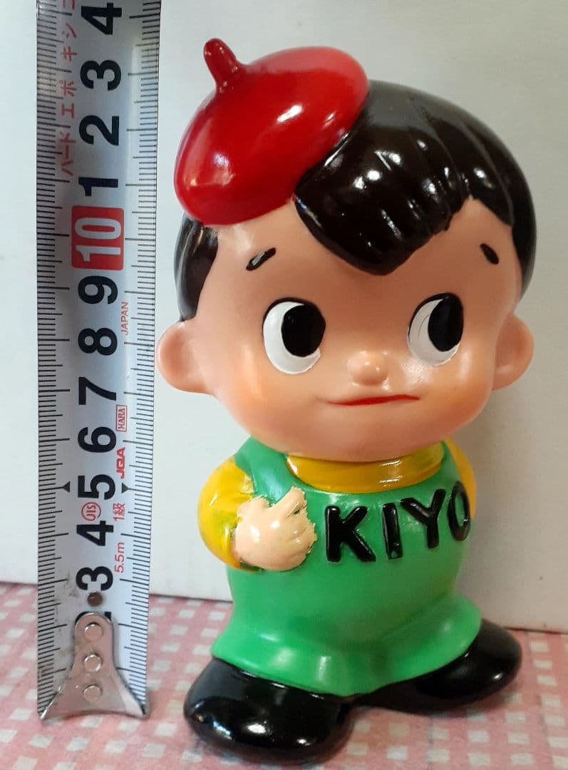 希少当時物【昭和レトロ】紀陽銀行　キヨー坊や　ソフビ貯金箱　フィギュア