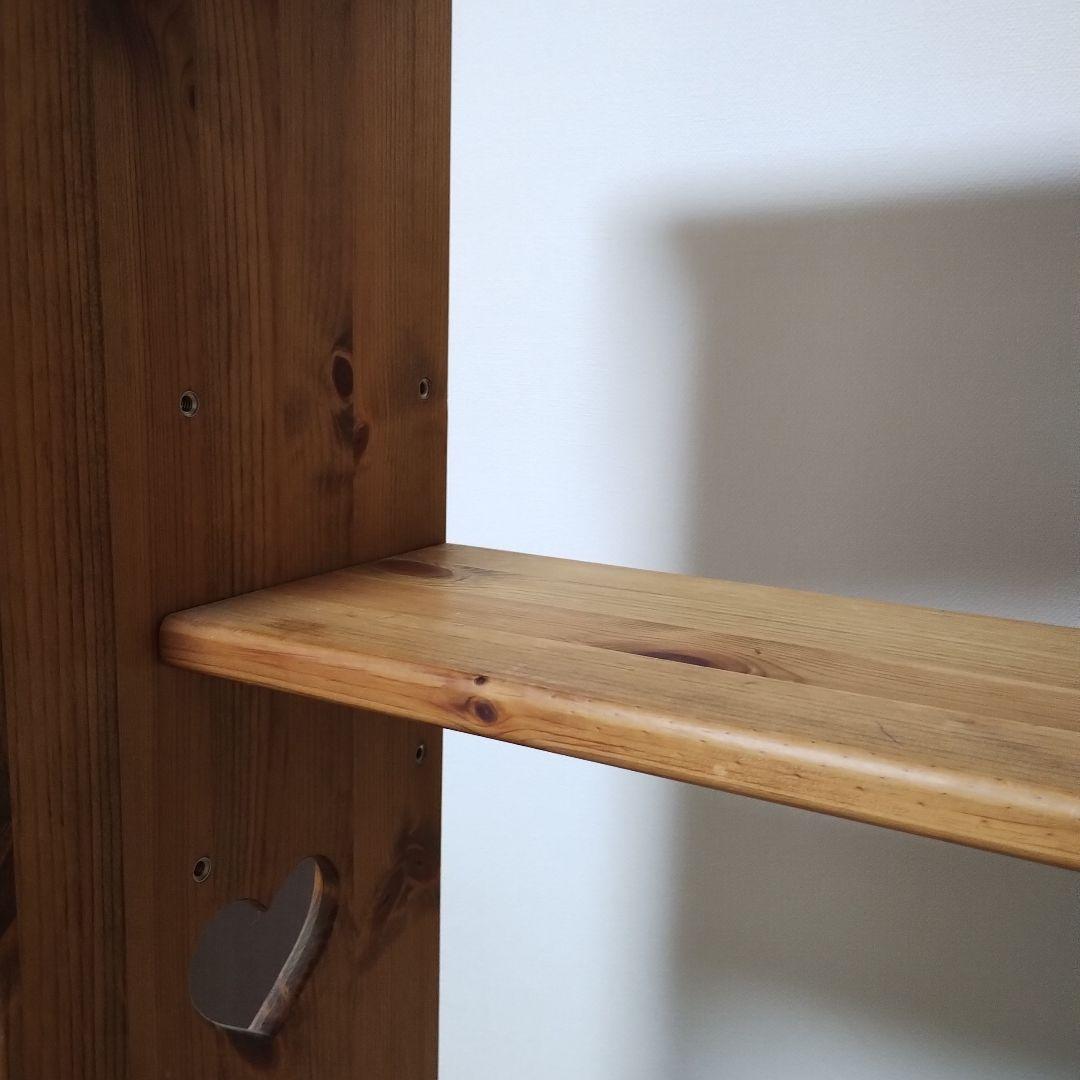 カントリー家具♡パソコンデスク ハート型くり抜き