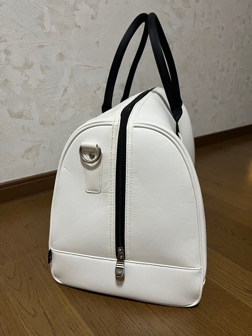 美品new balance ゴルフボストンバッグ ホワイト