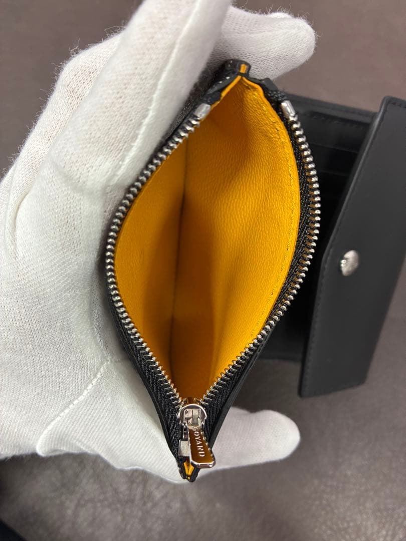 【極美品】ゴヤール サン・ガブリエル 三つ折り財布 ブラック