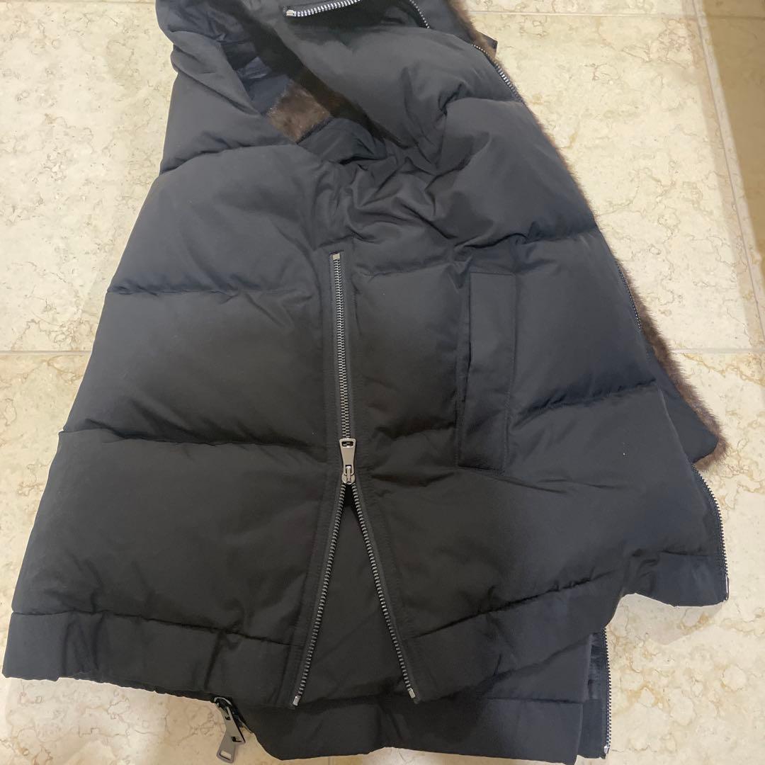 LOU ANDREA ルーアンドレア DOWN VEST ダウンベストBLACK