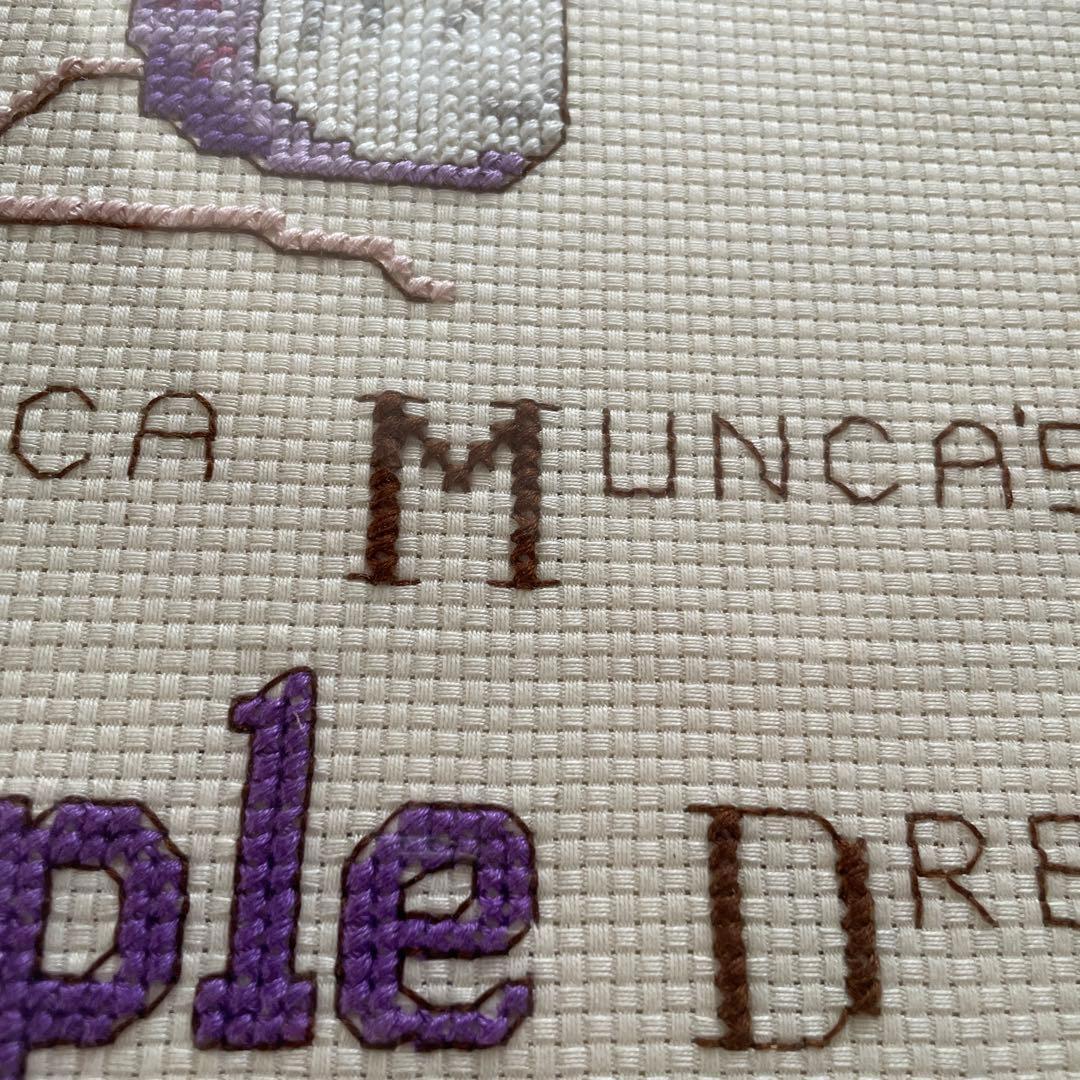 額縁　ピーターラビット刺繍