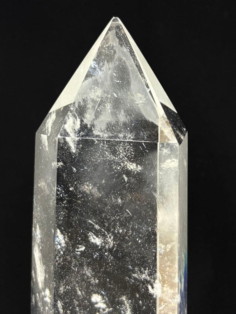 最大級！美しい天然水晶六角柱　訳あり激安　重さ約2558g 高さ約332mm