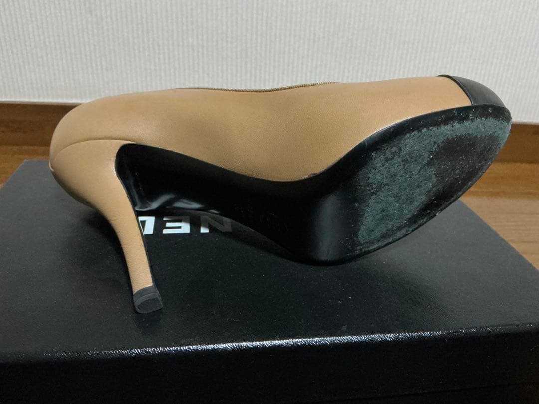 CHANEL ベージュ ハイヒール・パンプス 37c