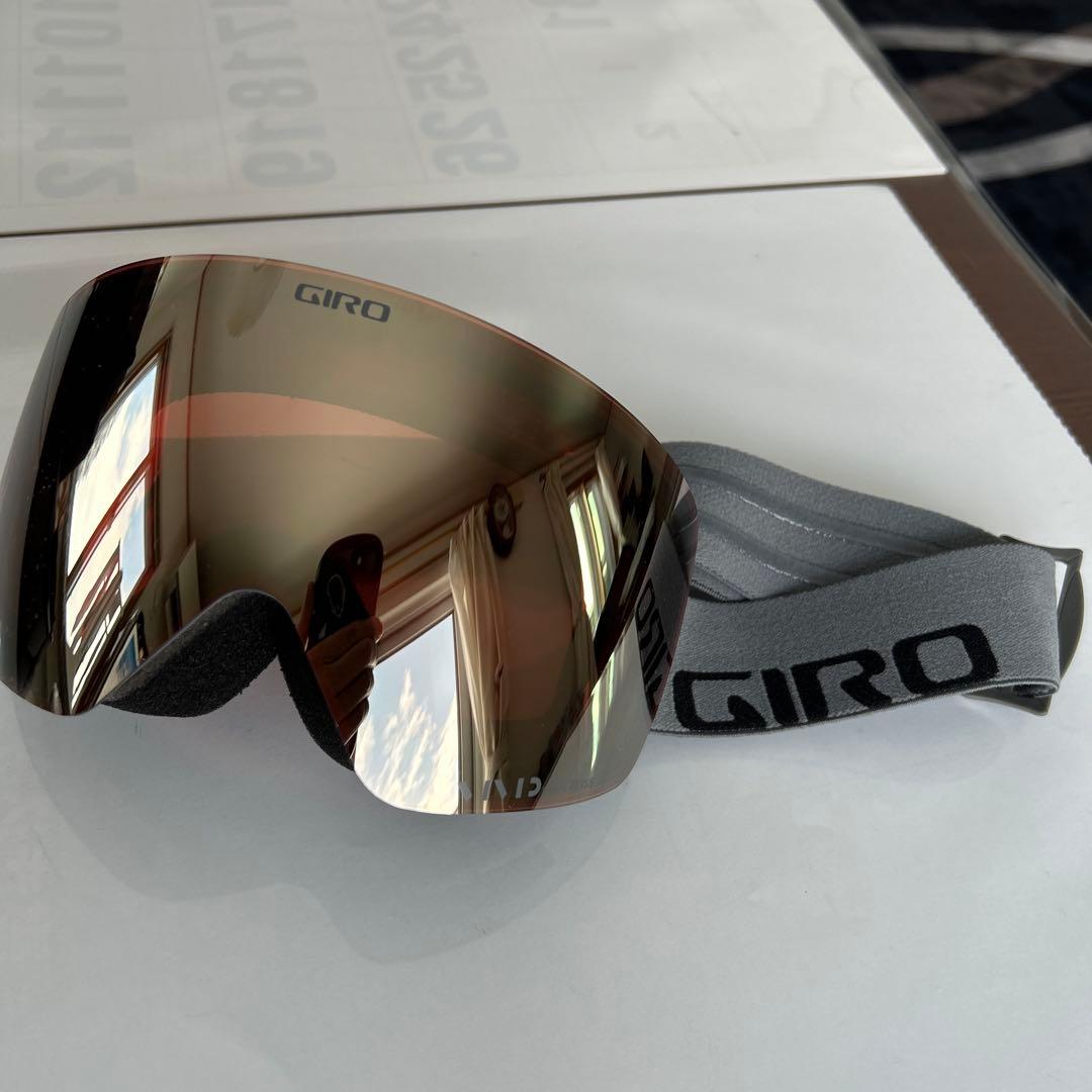 GIROコンツアー ミラーシルバー、交換レンズ（ピンク）、ハード-袋ケース